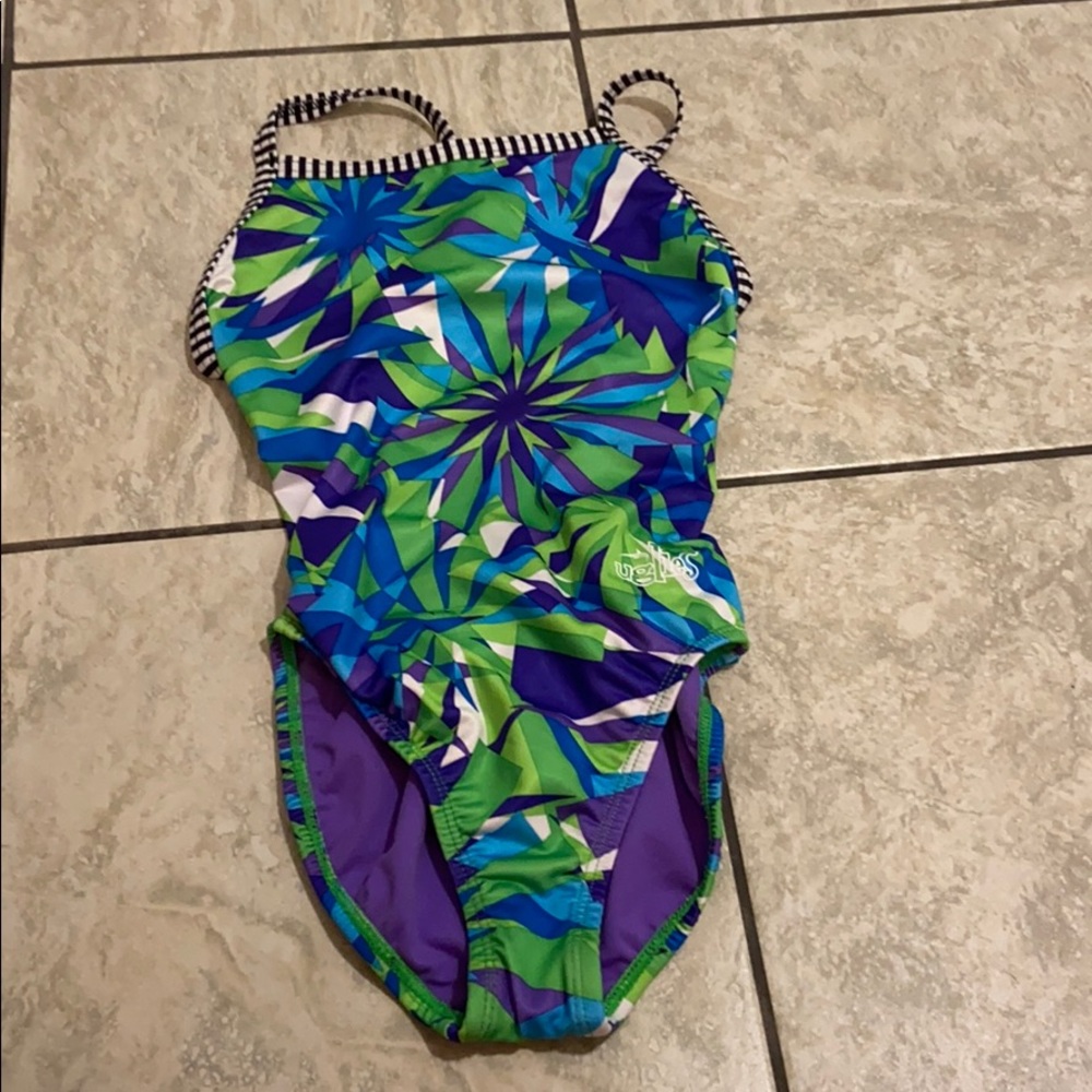 One piece bathing suit